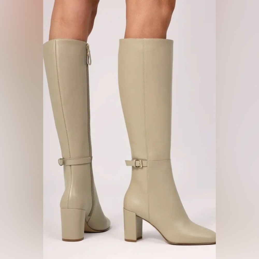 ALEXANDRE BIRMAN Candance 70 Nappa Leather Boots Size 39 / US 9
